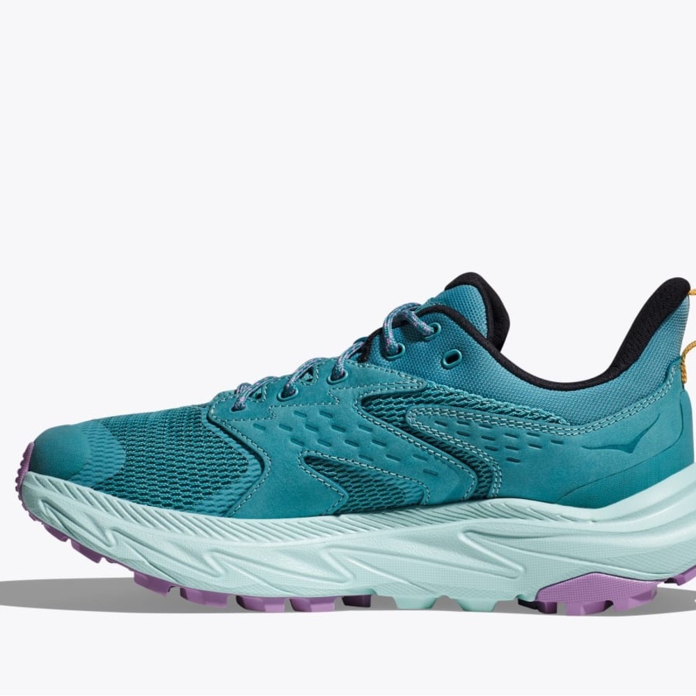 Women's Hoka Anacapa 2 Teal Running Shoes